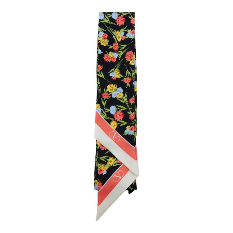 Valentino Garavani Écharpe légère Patterned Neutrals Scarf Collection Multicolor