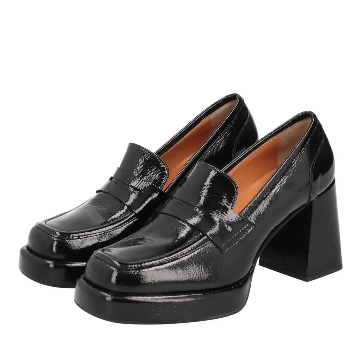 Thumbnail - Thea Mika Slipper & Pantoletten - Penny-Loafer - Gr. 39 (EU) - in Schwarz - für Damen