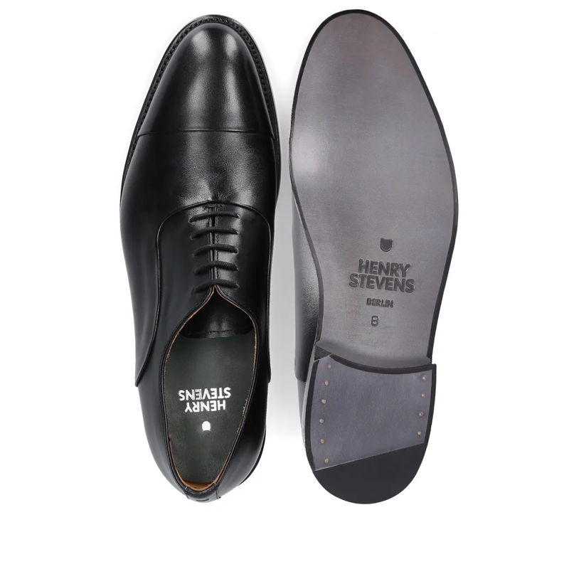 Henry Stevens Schnürschuhe Klassiker Marshall CO1 schwarz(Image 4)