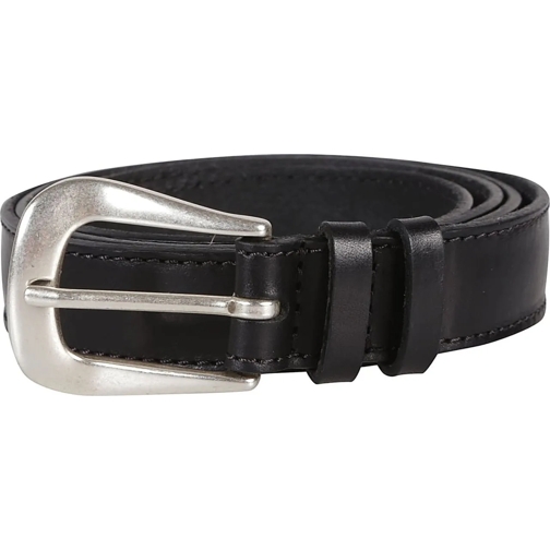 Orciani Ledergürtel Blade Belt Black schwarz