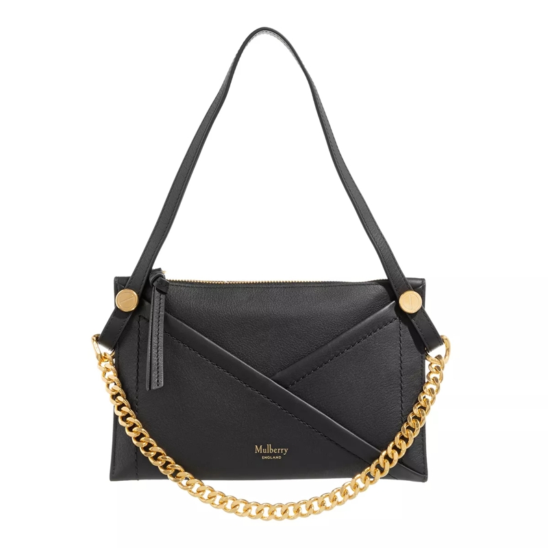 Mulberry Pochette Medium Zipped Pouch Black