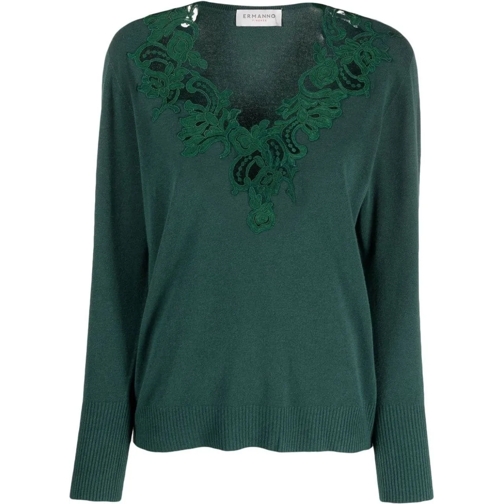 Ermanno Firenze Sweatshirts Sweaters Green grün