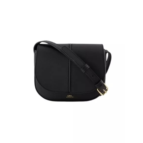 A.P.C. Crossbody Bag Black Saddle Bag