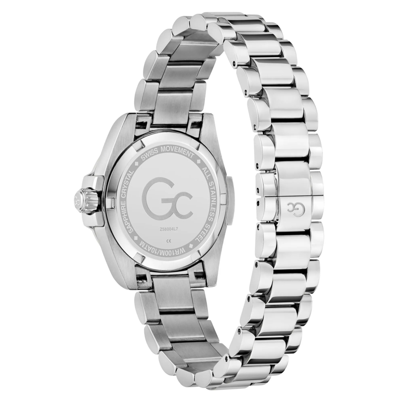 GC Quarzuhr Quarz-Analoguhr Gc Bolt Lady Mini silber(Image 4)