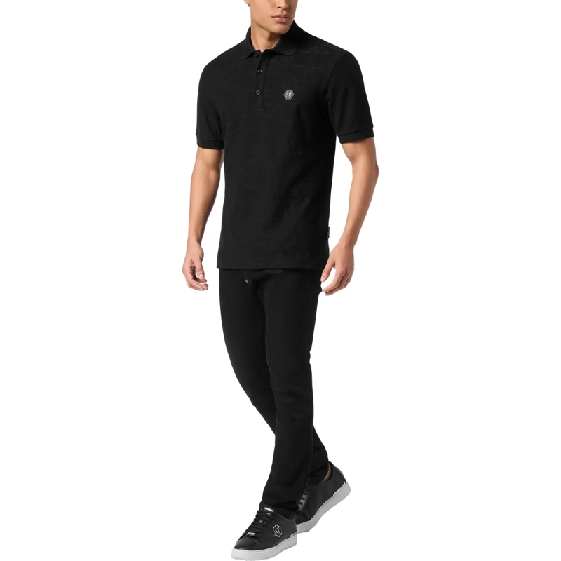 Philipp Plein Top Polo Shirt Ss Crest schwarz(Image 4)