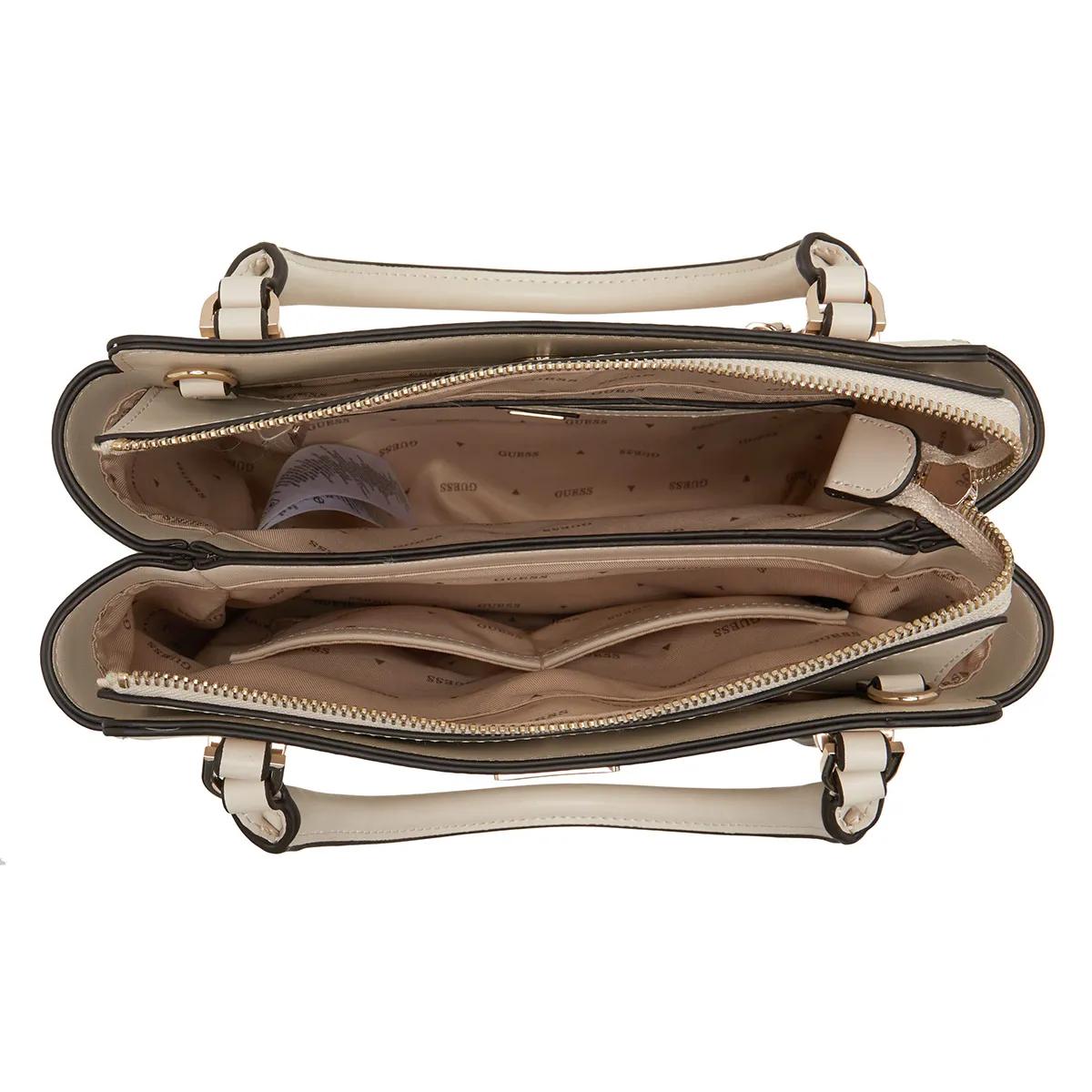 Guess Satchels Daryna 2 Comp Satchel in crème