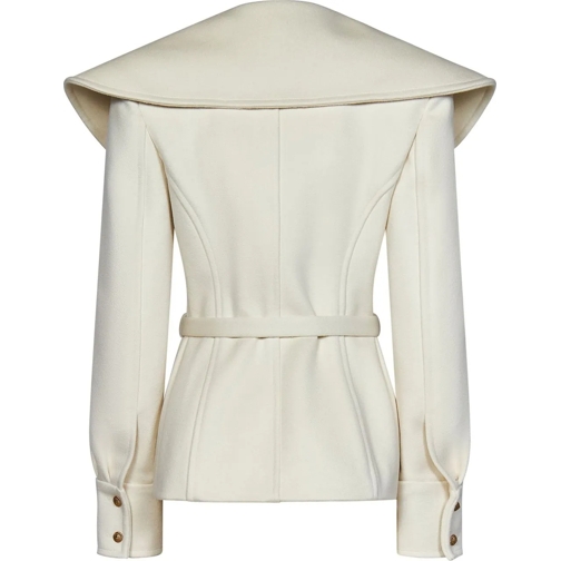 Balmain  Balmain Coats White weiß