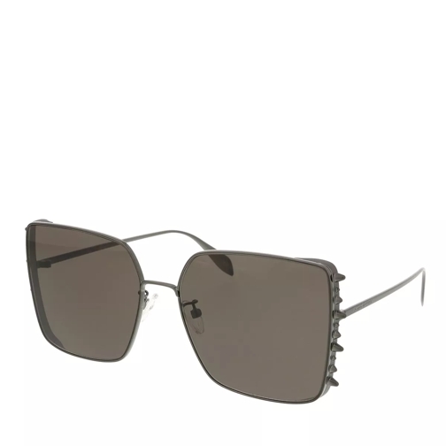 Alexander McQueen AM0309S-001 62 Sunglass WOMAN METAL RUTHENIUM Sunglasses