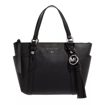 Black leather michael kors purse clearance