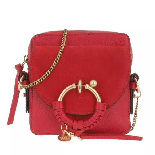 See By Chloé Joan Camera Bag Leather Red Flame Mini Bag