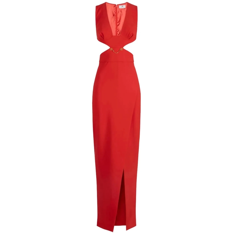 Elisabetta Franchi Midikleid Dresses Lacca mehrfarbig