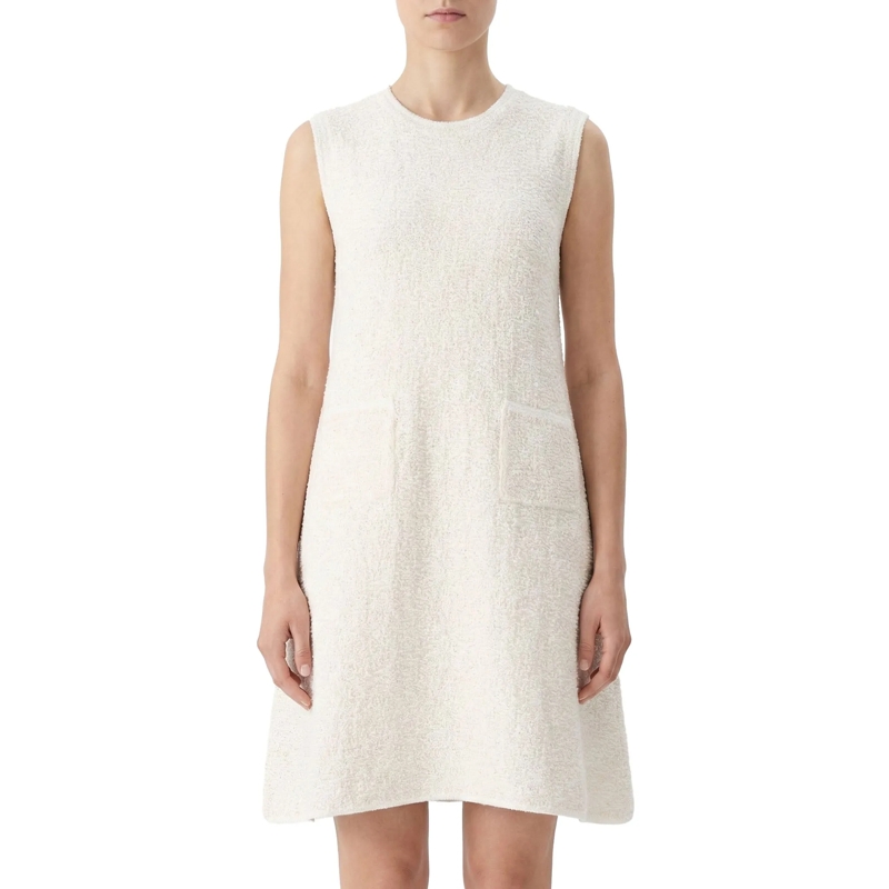 Fabiana Filippi Minikleid Minikleid aus Baumwollmix weiß(Image 2)