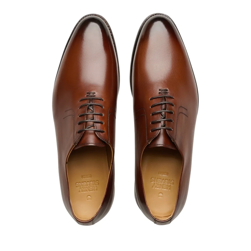 Henry Stevens Chaussures à lacets Schnürer Marshall PW dunkel-braun(Image 4)