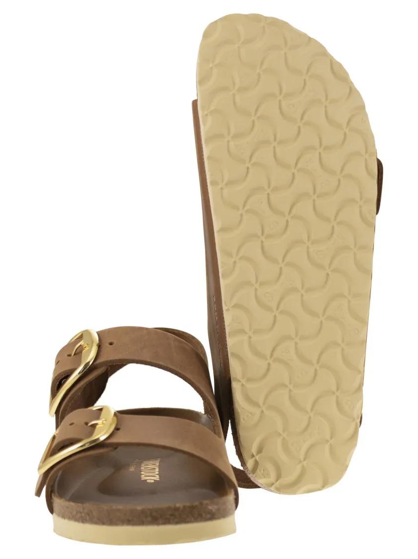 Thumbnail - Birkenstock Sandalen - Milano Big Buckle - Oiled Leather Sandal - Gr. 36 (EU) - in Braun - für Damen