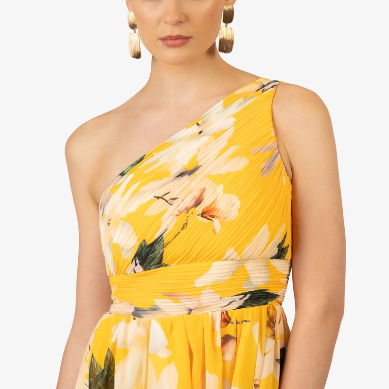 Kraimod Midikleid Cocktailkleid gelb (Image 13)