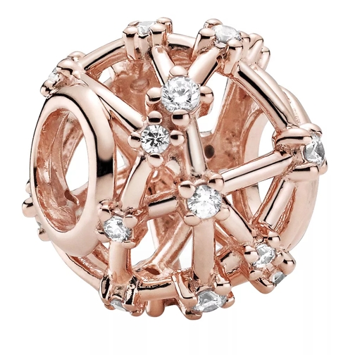 Pandora Offen gearbeitetes Sternbild Charm 14k Rose gold-plated unique metal blend Hänge