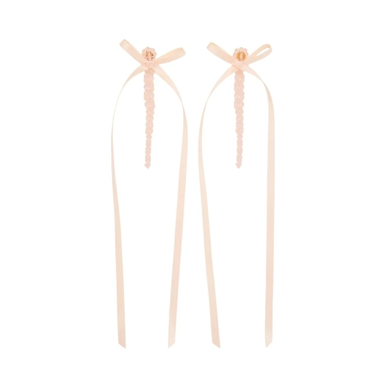 Simone Rocha Oorknopjes Bow Ribbon Drip Earrings Not Applicable