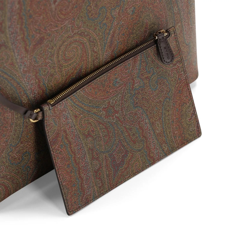 Etro Crossbodytas Shopper mit Muster braun(Image 6)