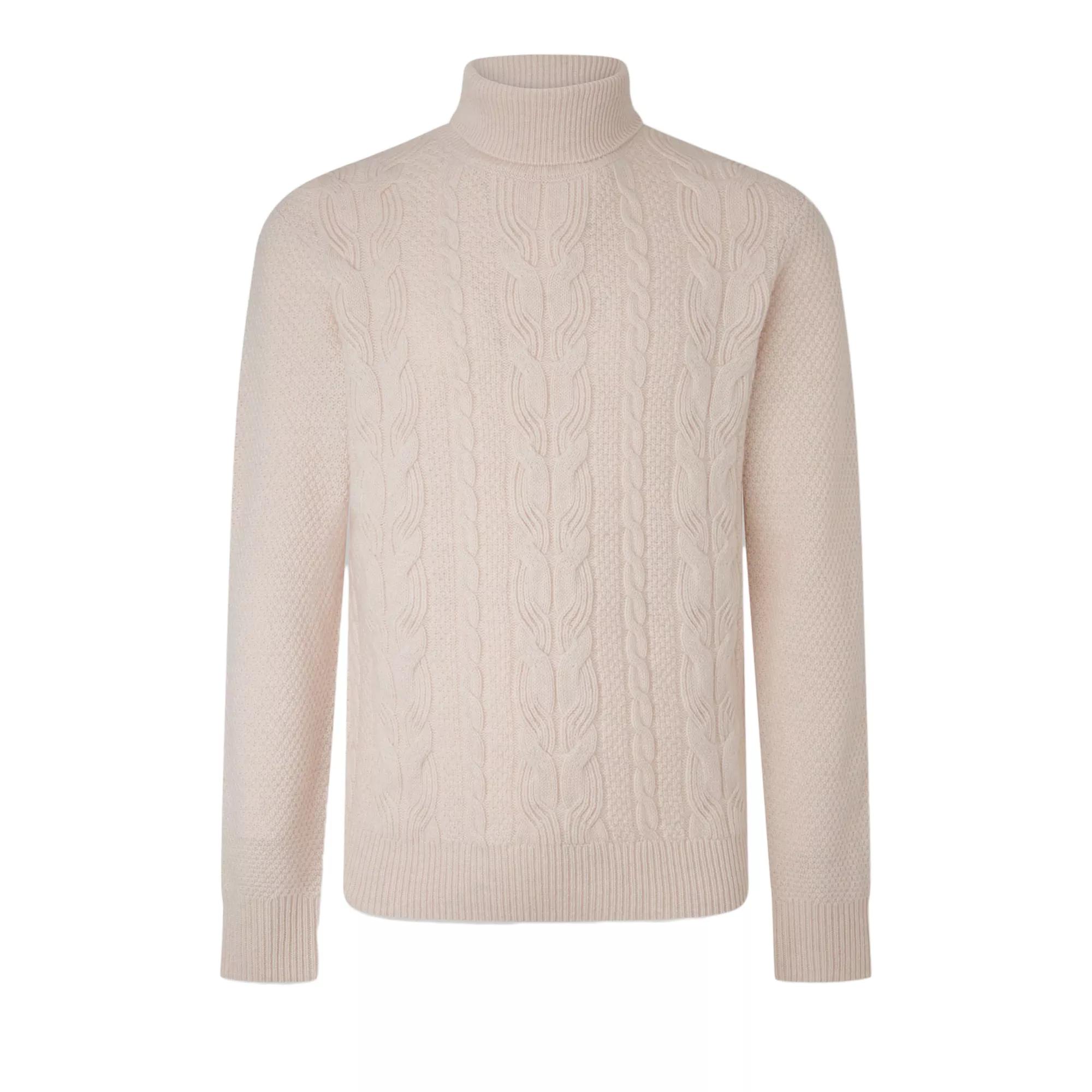 Hackett - CABLE ROLL NECK Pullover - Größe XXXL - beige