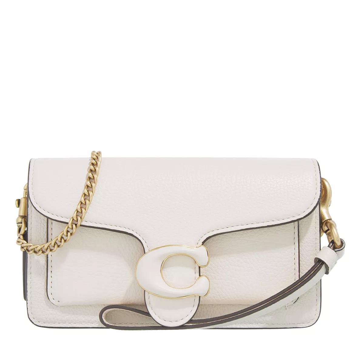 Coach Polished Pebble Tabby Wristlet Chalk Crossbodytas