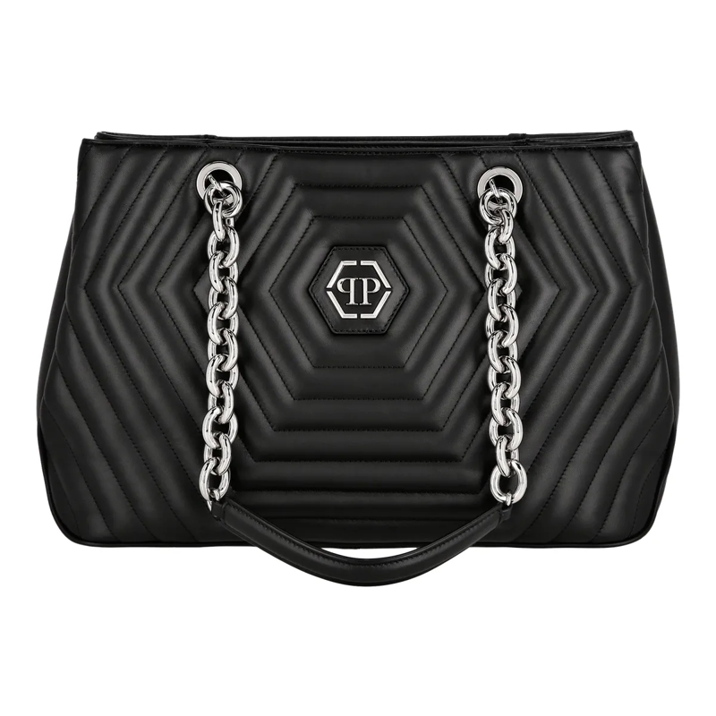 Philipp Plein Schultertasche Schultertasche Hexagon schwarz
