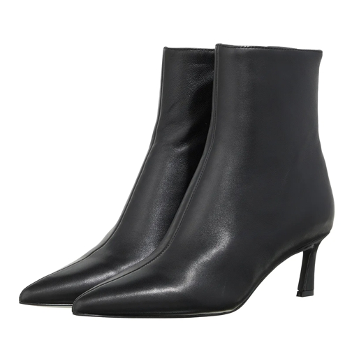 Steve Madden Lulah Black Leather Enkellaars