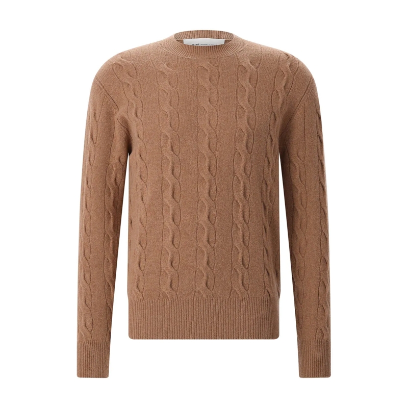 AMI Paris Pullover UKS880.KN0189 ami Paris braun