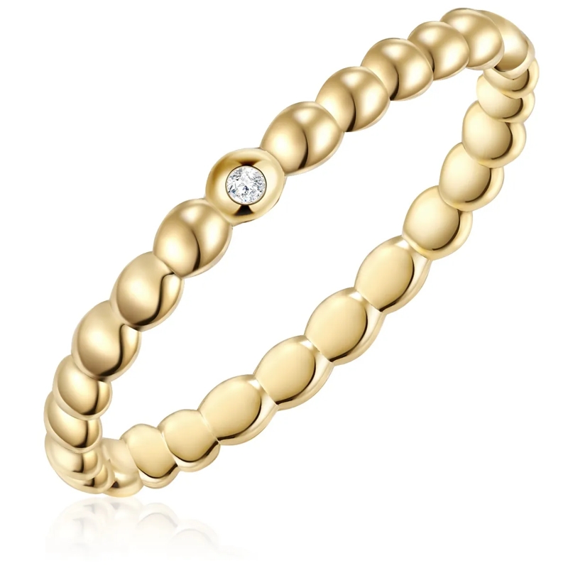 Glanzstücke München Ring Sterling Silber Ring Zirkonia gold(Image 4)