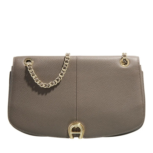 AIGNER Marcellla Coal Brown Crossbody Bag