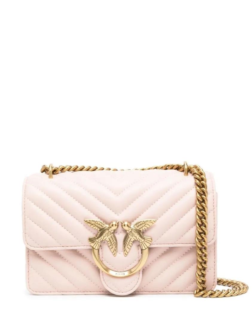 Pinko Shopper - Love One Mini Shoulder Bag - Gr. unisize - in Rosa - für Damen