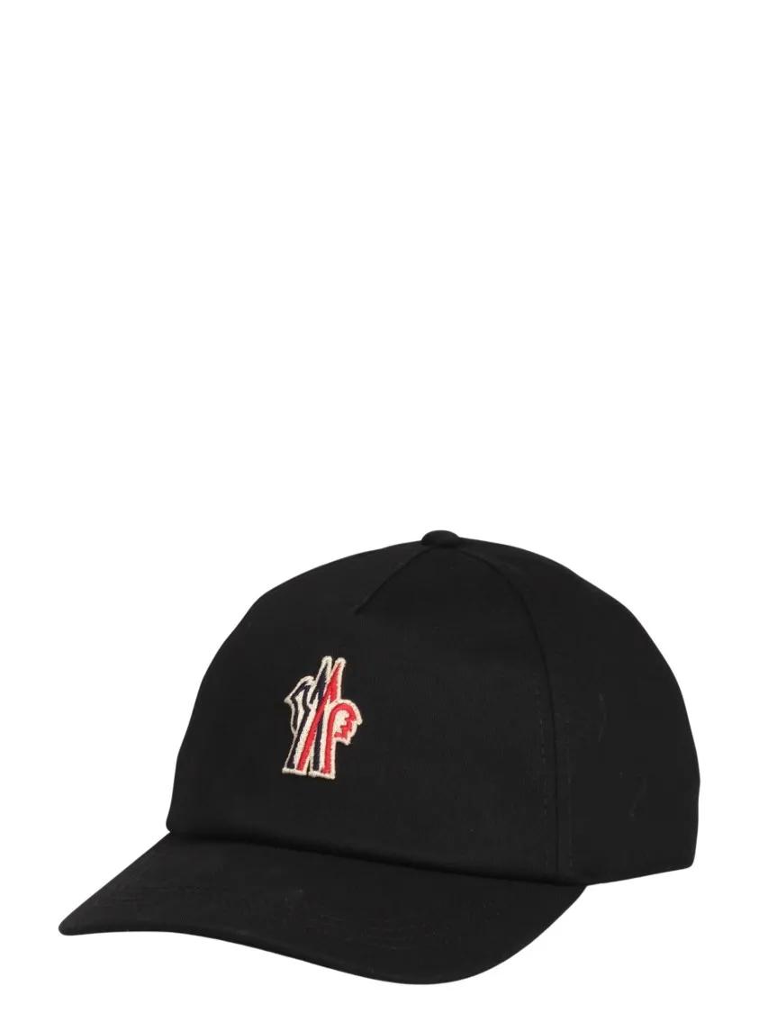 Moncler Mützen - Gabardine Baseball Cap - Gr. ONE SIZE - in Schwarz - für Damen