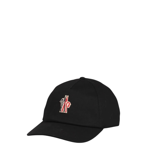 Moncler Gabardine Baseball Cap Black Hut