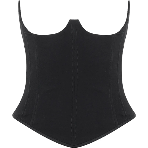 Vivienne Westwood T-Shirts Bella Cupless Corset Top - Black schwarz