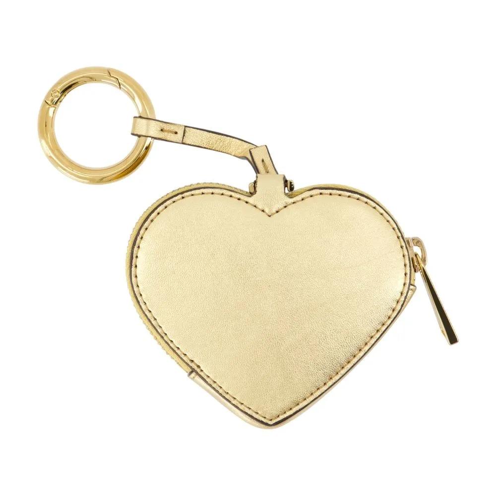 Versace Coin Keychain - Leather - Gold Gold