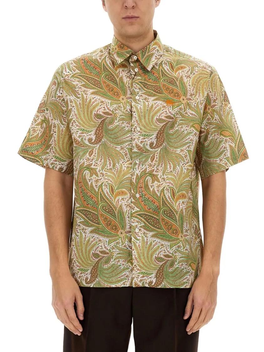 Thumbnail - Etro - Paisley Over Shirt In Lightweight Cotton - Größe XL -