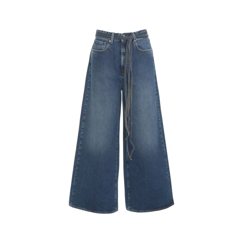 Cycle Jeans Jeans Wide Leg 'Big Low' Grey