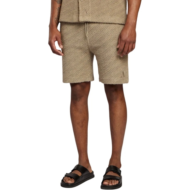 AEDEN Shorts Heren Korte Broek braun
