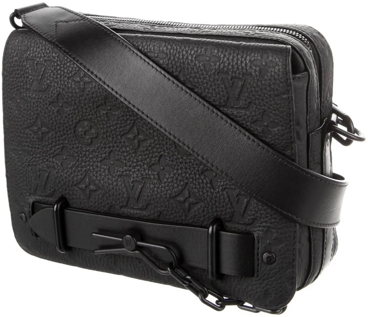 Thumbnail - Louis Vuitton Hobo Bags - 2022 Monogram Taurillon Steamer Messenger - Gr. unisize - in Schwarz - für Damen