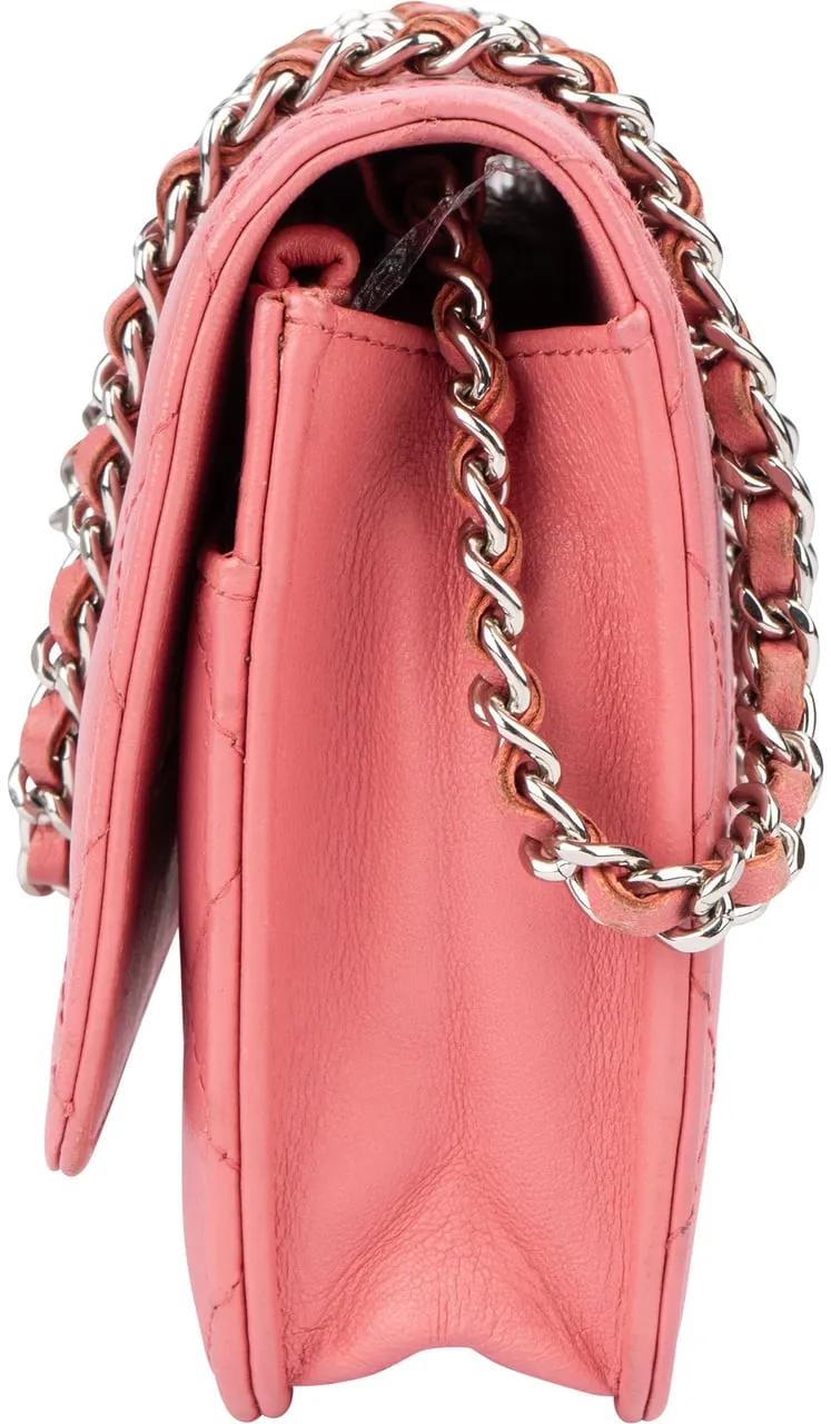 Thumbnail - Chanel Crossbody Bags - Chanel Quilted Lambskin CC Wallet On Chain Crossbo - Gr. unisize - in Rot - für Damen