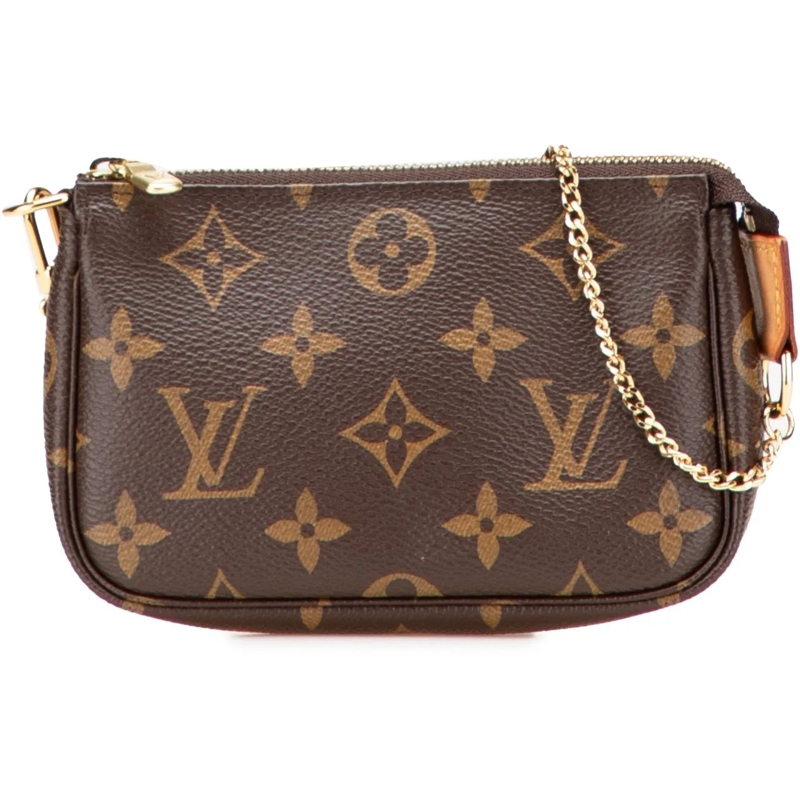 Louis Vuitton Fourre-tout Monogram Mini Pochette Accessoires braun