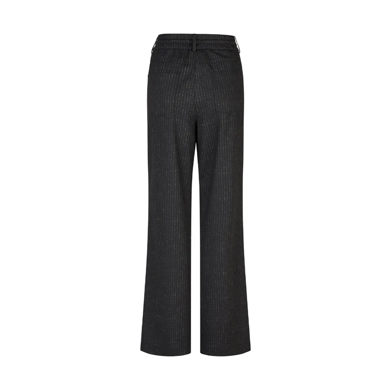 Marc Aurel Stoffhose Hose mit Kreide-Streifen schwarz(Image 5)