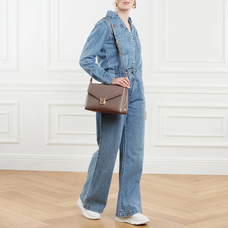 Furla Schultertasche Furla Meridiana M C.Body W/Double Strap Mauve(Image 3)