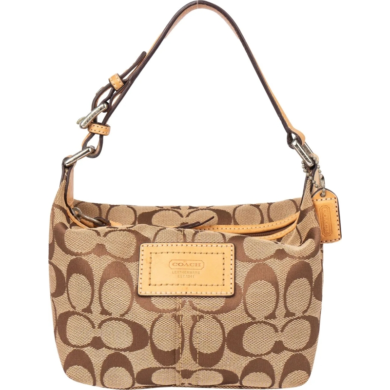 Coach Tote Coach Signature Monogram Mini Handbag braun