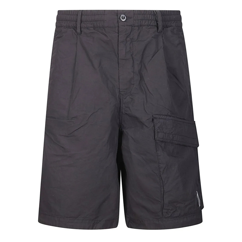 CP Company Casual Shorts Micro-Reps Boxy Lens Shorts Grey