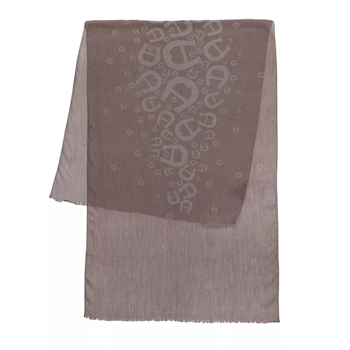 AIGNER Scarf Taupe Lightweight Scarf