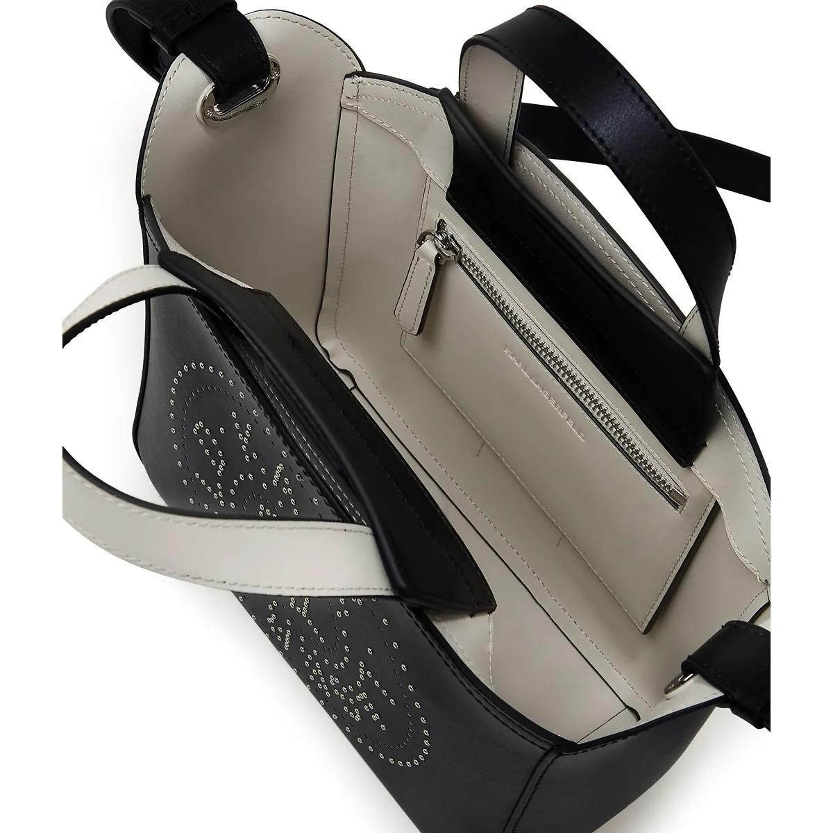 Thumbnail - Karl Lagerfeld Shopper - K/Circle kleine Tote Bag mit Nieten - Gr. unisize - in Schwarz - für Damen