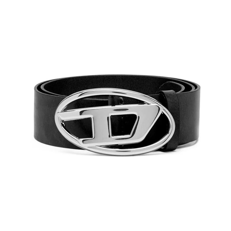 Diesel Gürtel Calf Leather Belt Black