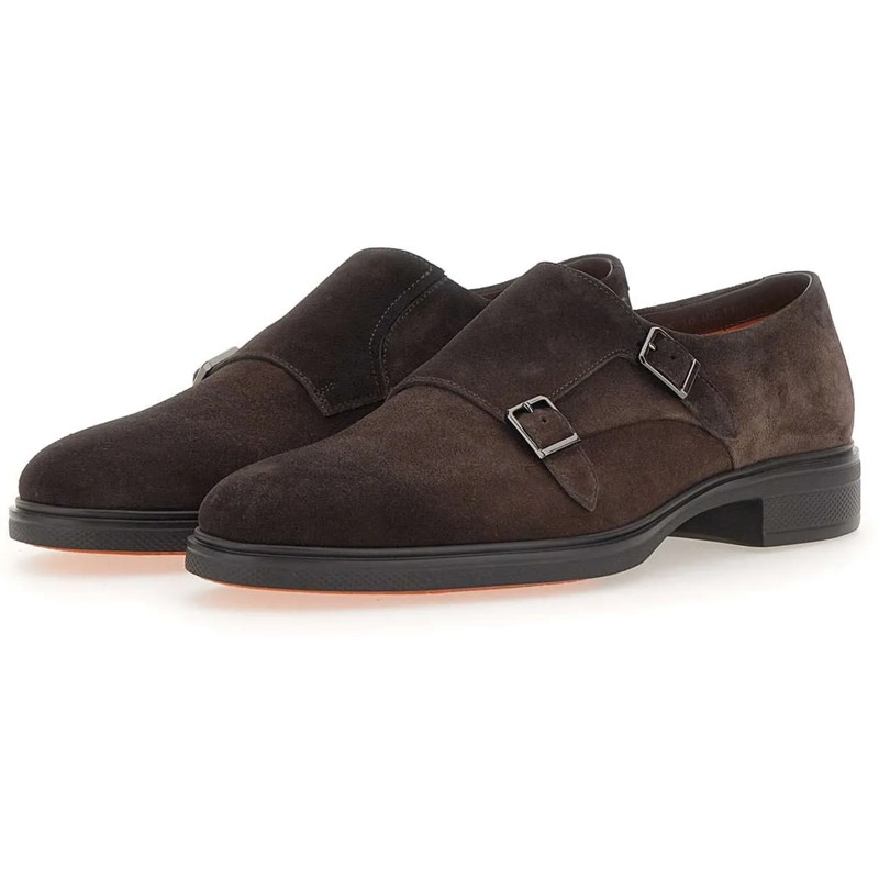 Santoni Schnürschuhe Flat Shoes Brown braun(Image 8)