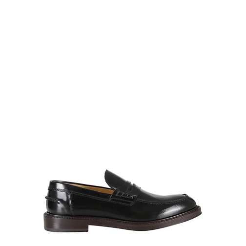 Corvari Mocassin Brushed Calfskin Moccasin Black