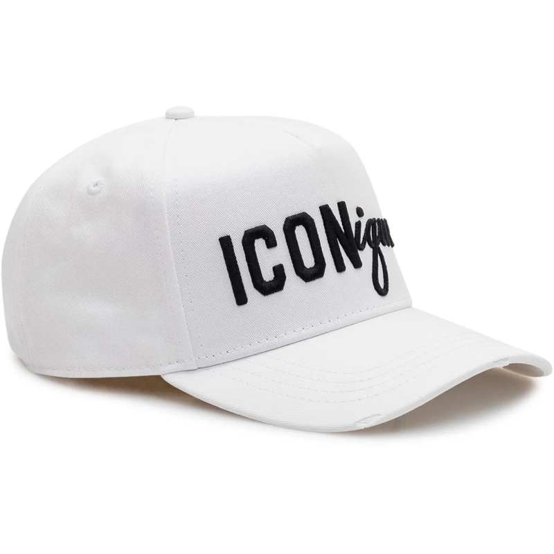 Dsquared2  Cappellino da Baseball con Logo Ricamato weiß(Image 2)